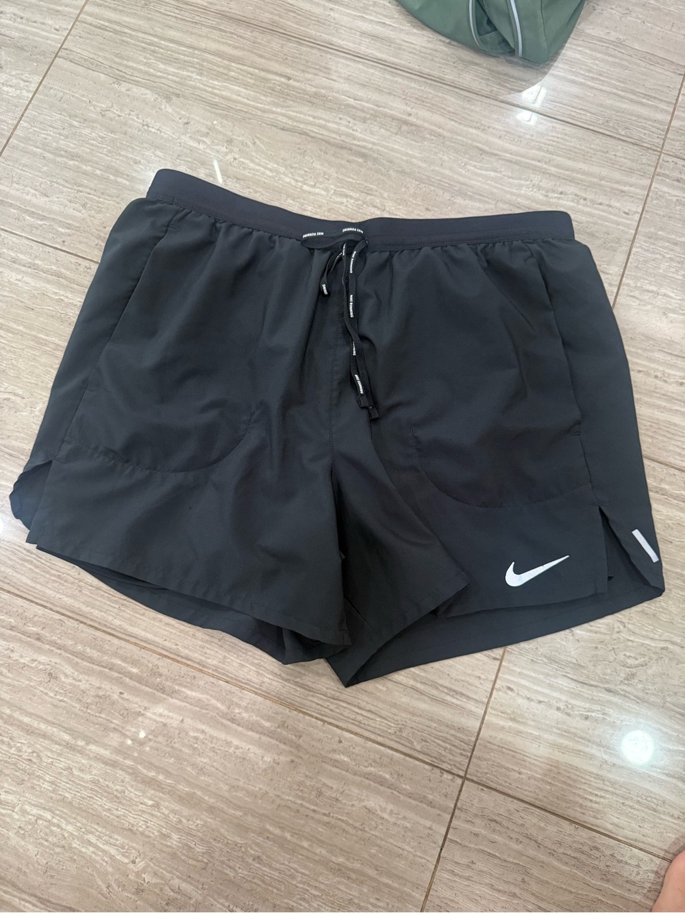 Nike Men's Gray Athletic Running dri fit stride shorts